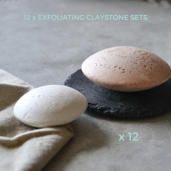 Pryshan Gifting Set - 12 x Claystone Sets With Black Slate Bases