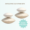 Exfoliating Clay Stones - 2 Sets